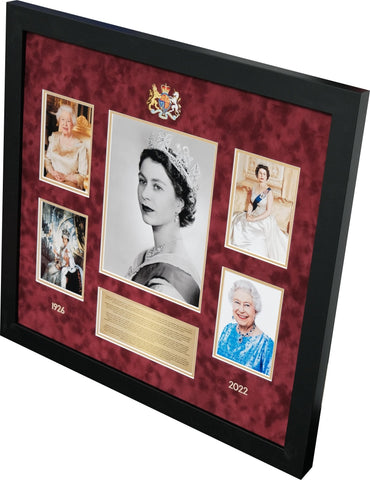 Queen Elizabeth II Montage - Memorabilia Framers Shop