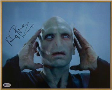 Ralph Fiennes, Harry Potter Signed 12x16 Photograph Framed Display - Memorabilia Framers Shop