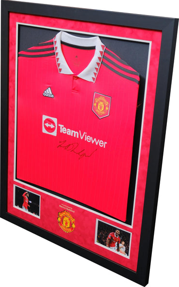 Rashford Signed Manchester United Shirt Framed Display - Memorabilia Framers Shop