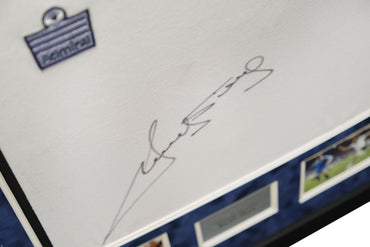 Ricky Villa Signed Spurs Shirt Framed Display - Memorabilia Framers Shop