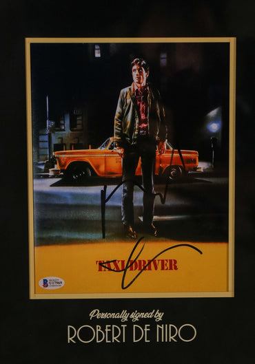 Robert De Niro, Taxi Driver Signed 12x8 Photograph Framed Display - Memorabilia Framers Shop