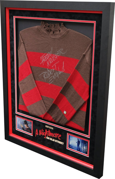 Robert Englund Freddy Signed Jumper Framed Display - Memorabilia Framers Shop