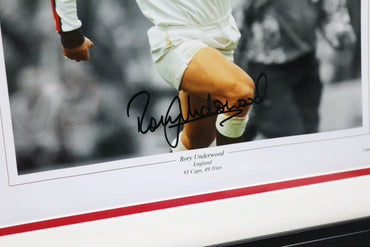 Rory Underwood Signed Photo Frame Display - Memorabilia Framers Shop