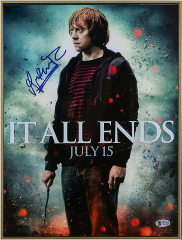 Rupert Grint, Harry Potter Signed 12x16 Photograph Framed Display - Memorabilia Framers Shop