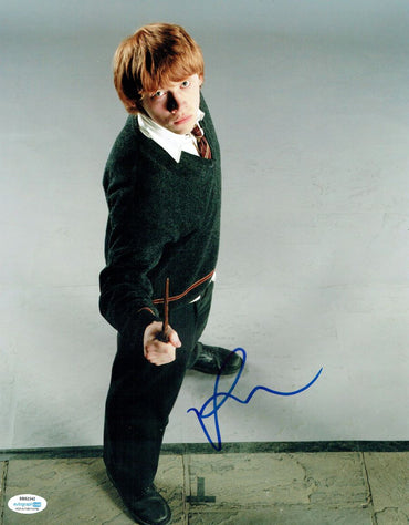 Rupert Grint Signed Harry Potter Photograph Framed Display With Wand - Memorabilia Framers Shop