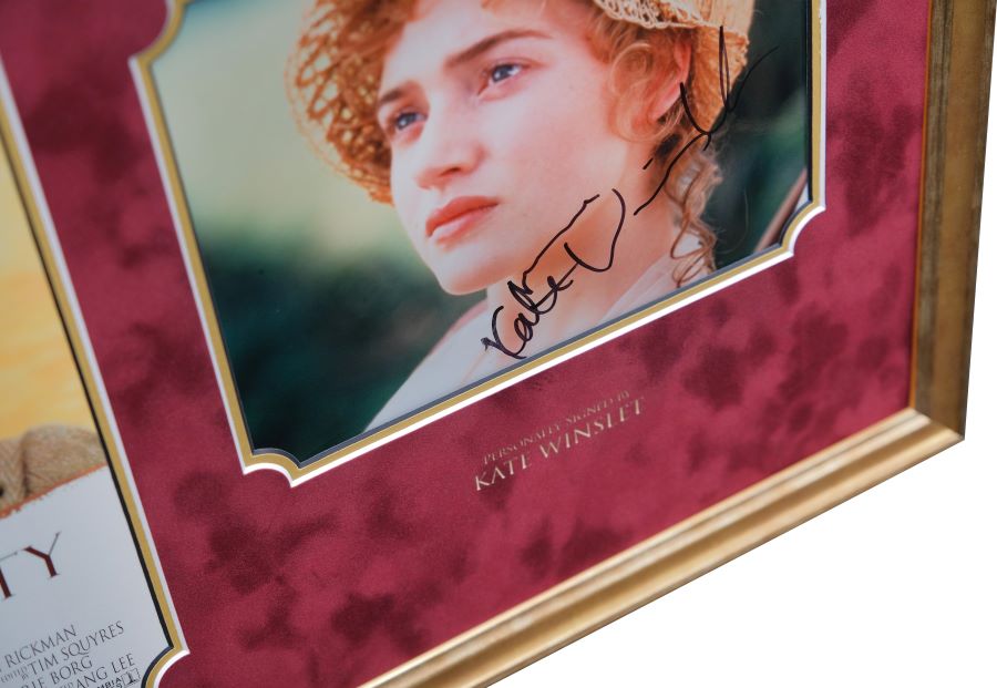 Sense and Sensibility Photograph Display Signed by Kate Winslet - Memorabilia Framers Shop
