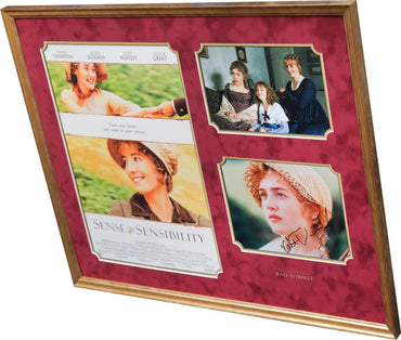 Sense and Sensibility Photograph Display Signed by Kate Winslet - Memorabilia Framers Shop