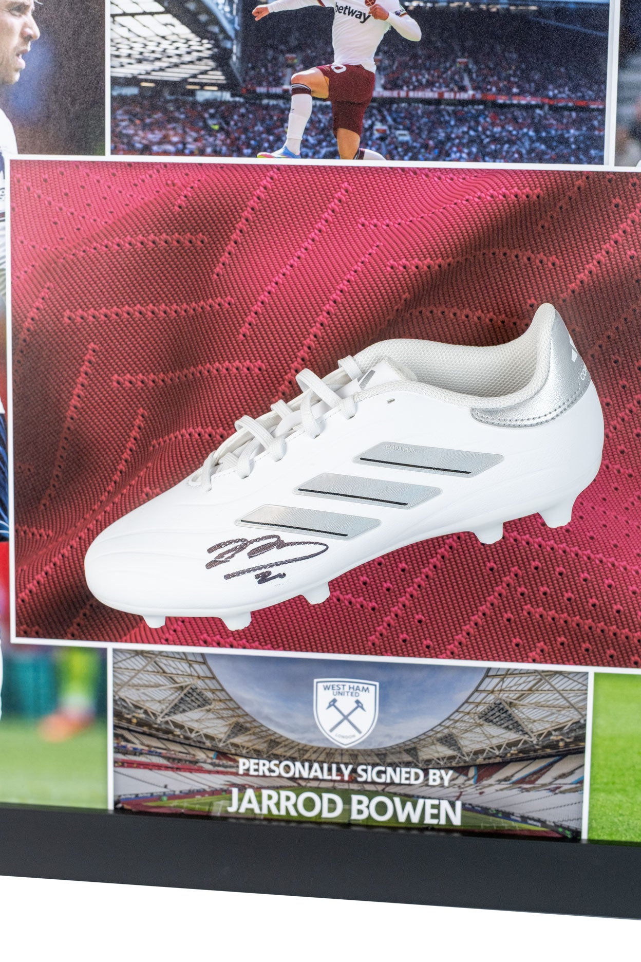 Jarrod Bowen Signed Boot West Ham Display