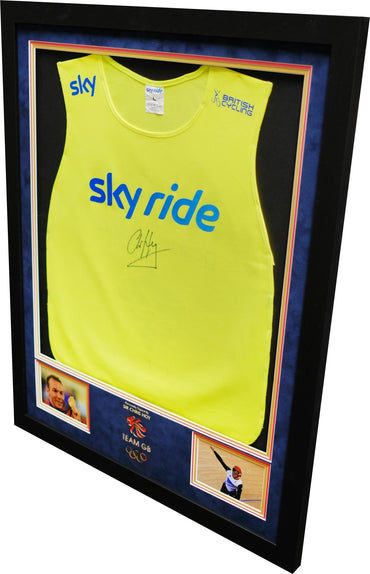 Sir Chris Hoy signed Olympic shirt team GB - Memorabilia Framers Shop