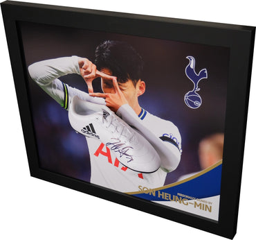 Son Heung-Min Signed Tottenham Hotspur Boot Framed Display - Memorabilia Framers Shop