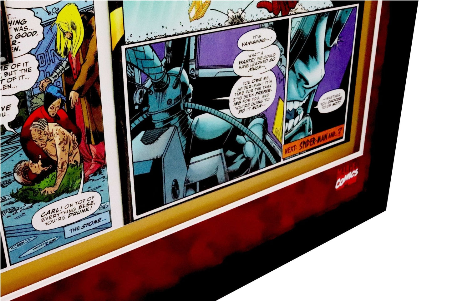 Spiderman Comic Signed by Stan Lee Framed Display - Memorabilia Framers Shop