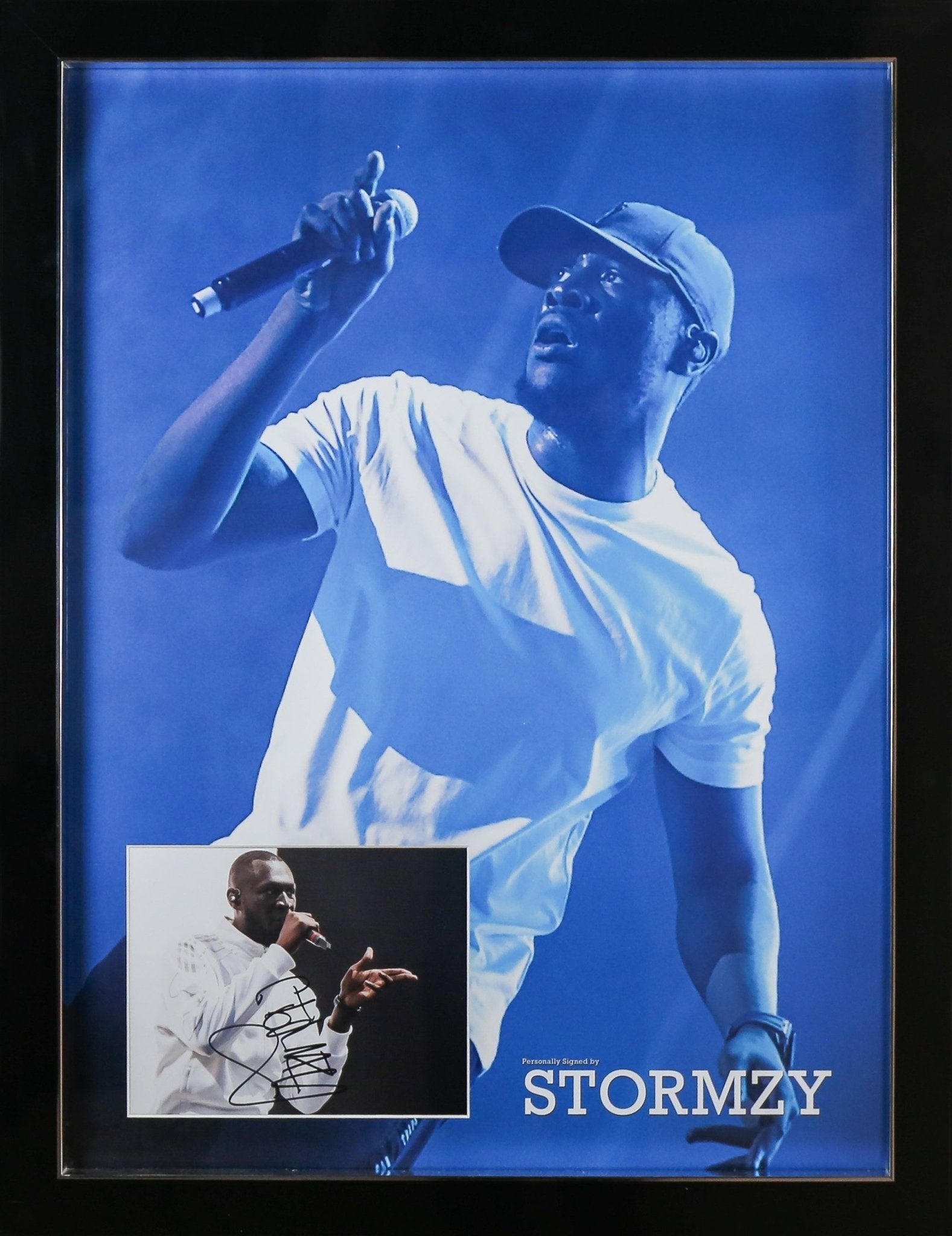 Stormzy Signed 12x8 Photograph Framed Display - Memorabilia Framers Shop