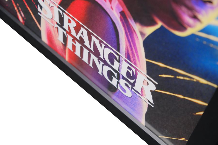 Stranger Things Framed Display Signed by Caleb McLaughin - Memorabilia Framers Shop