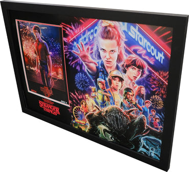 Stranger Things Framed Display Signed by Charlie Heaton - Memorabilia Framers Shop