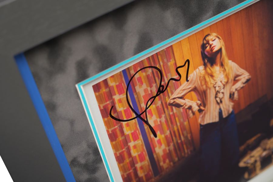 Taylor Swift Signed Blood Moon Vinyl Midnights Album Vinyl Display - Memorabilia Framers Shop