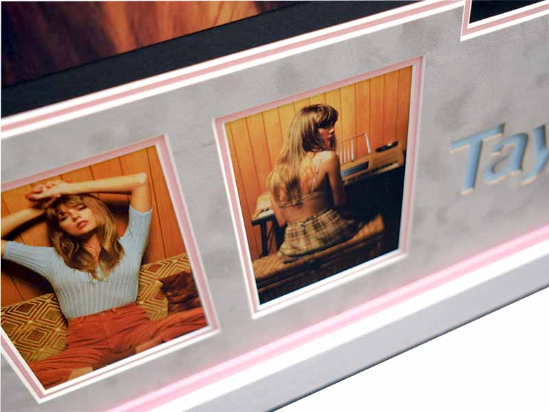Taylor Swift Signed photo and Midnights Record - Memorabilia Framers Shop