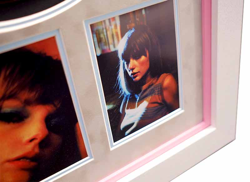 Taylor Swift Signed Photo And Midnights Vinyl - Memorabilia Framers Shop