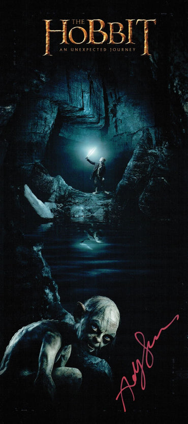 The Hobbit Large Poster Signed by Andy Serkis - Memorabilia Framers Shop