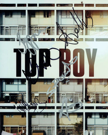 Top Boy Framed Display Multi Signed Poster Signed by Cast - Memorabilia Framers Shop