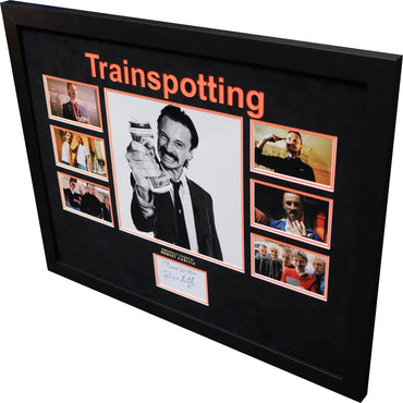 Train Spotting White card signed by Robert Carlyle - Memorabilia Framers Shop