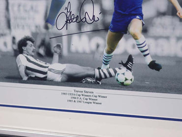 Trevor Stevens Signed photo Everton F.C. - Memorabilia Framers Shop