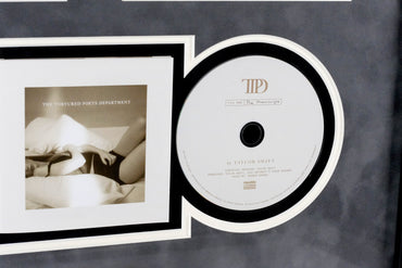 Taylor Swift Signed CD Framed 'The Tortured Poets Department' Display