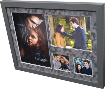 Twilight Photograph Display Signed by Robert Pattinson and Kristen Stewart - Memorabilia Framers Shop