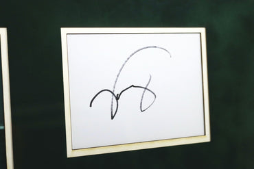Venus Williams signed White Card Framed Display - Memorabilia Framers Shop