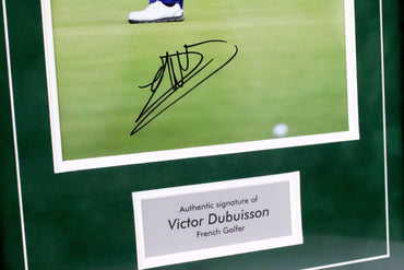 Victor Dubuisson Signed Photo Framed Display