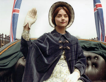 Victoria Framed Photograph Display Signed by Jenna Coleman - Memorabilia Framers Shop