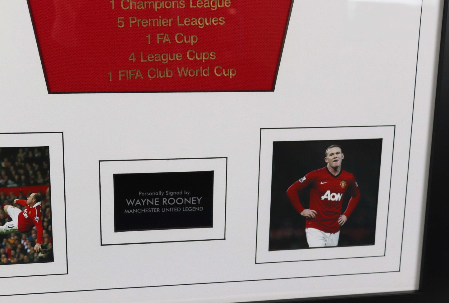 Wayne Rooney Manchester United signed shirt - Memorabilia Framers Shop