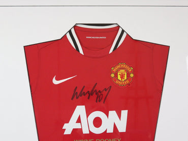 Wayne Rooney Manchester United signed shirt - Memorabilia Framers Shop