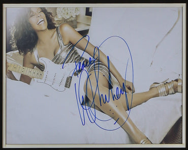 Whitney Houston Signed 12x8 Photograph Framed Display - Memorabilia Framers Shop