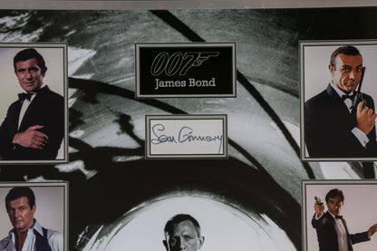 007 5 Signed Framed Display - Memorabilia Framers Shop