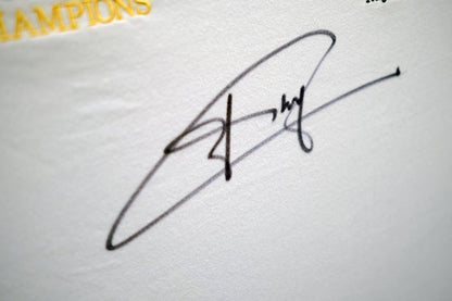 2003 World Cup Champions England Rugby shirt signed by Jonny Wilkinson - Memorabilia Framers Shop