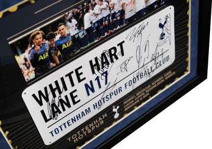 2022 Multi Signed Spurs Roadsign Framed Display - Memorabilia Framers Shop