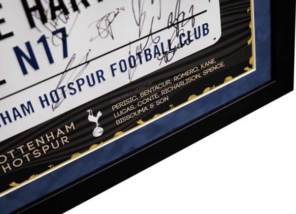 2022 Multi Signed Spurs Roadsign Framed Display - Memorabilia Framers Shop
