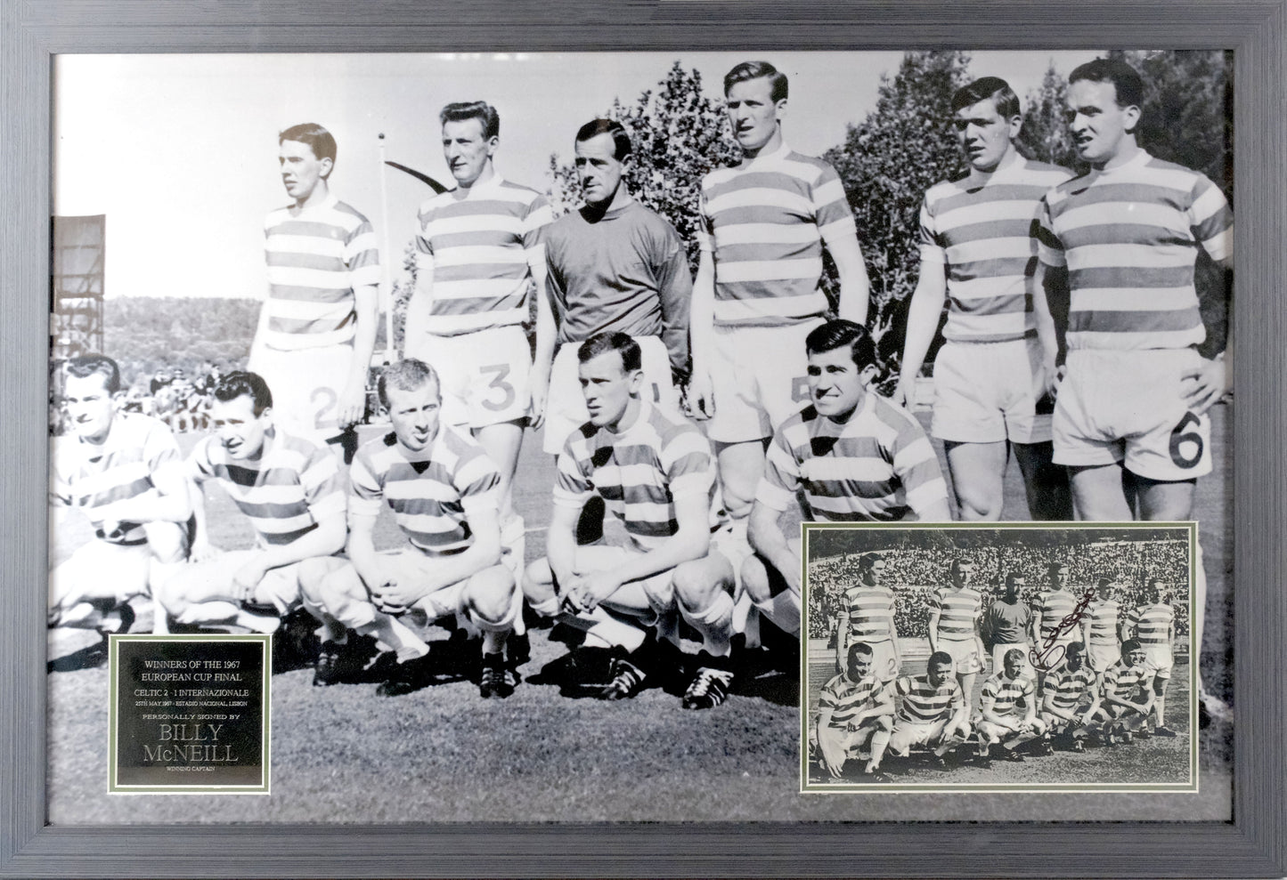 Billy McNeil Signed Photograph Framed Display