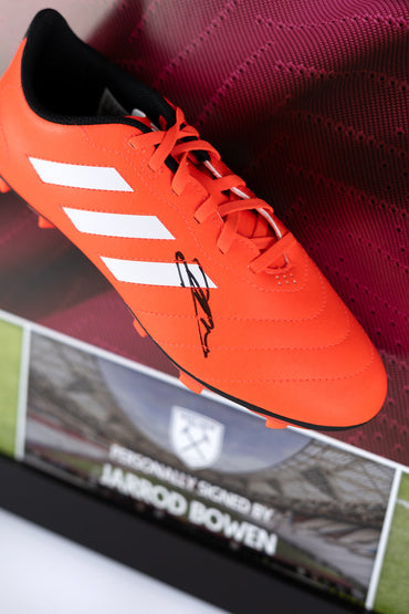 Jarrod Bowen Signed Boot West Ham Display