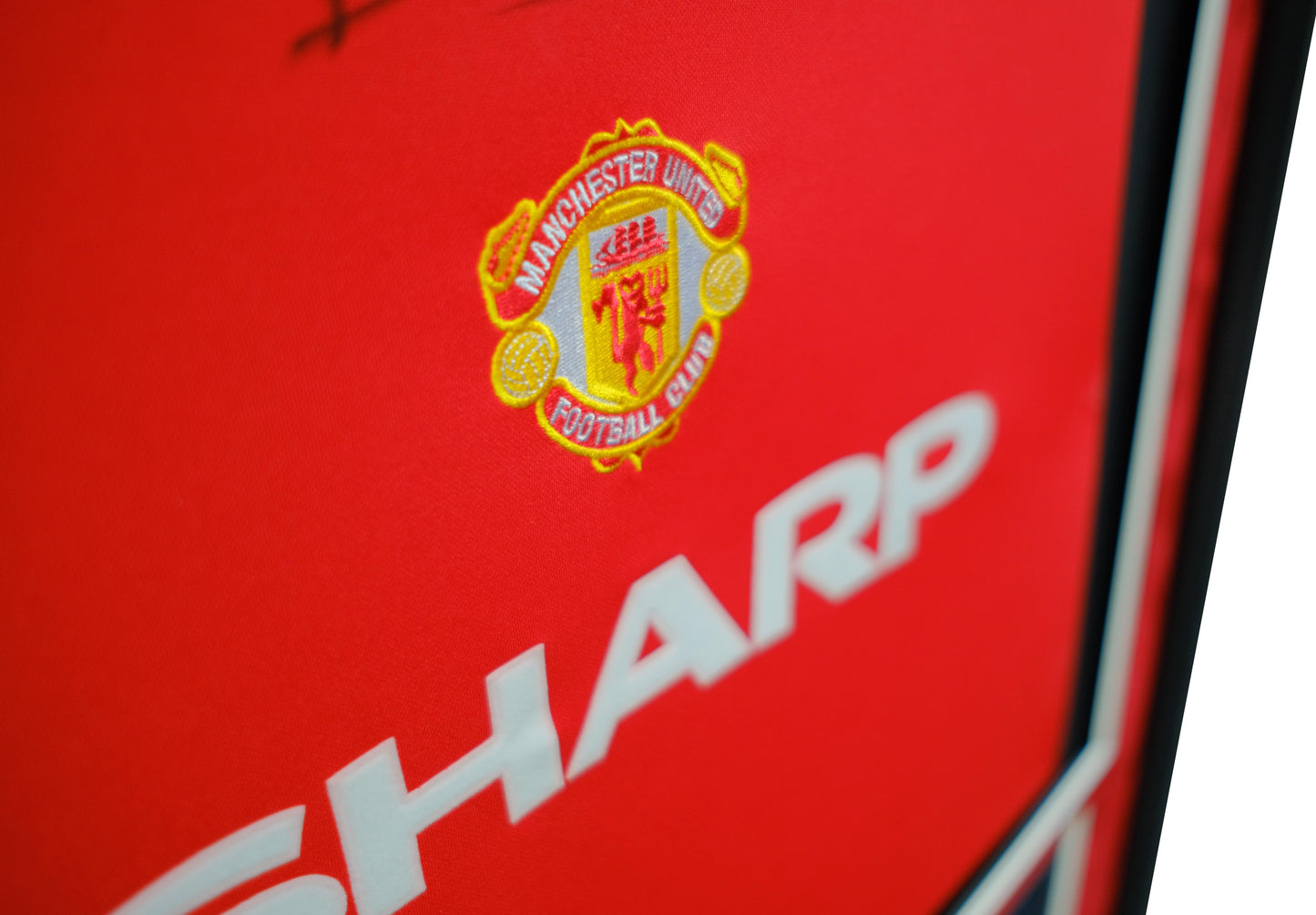 Bryan Robson Signed Shirt Framed Display