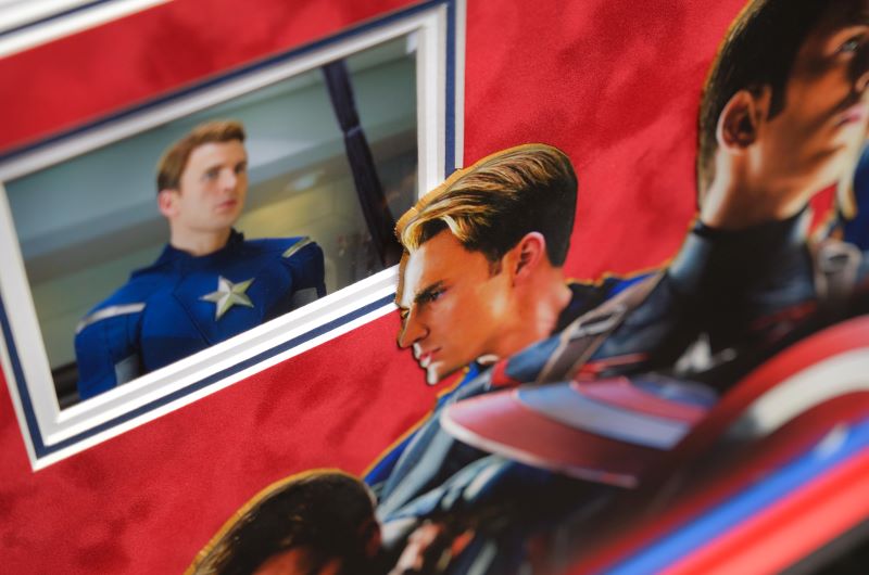 Captain America Signed Photograph by Chris Evans Framed Display