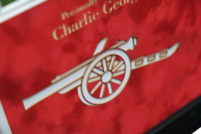 Charlie George Large Arsenal Signed Framed Display