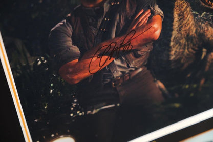 Chris Pratt Jurassic Park Signed Framed Display