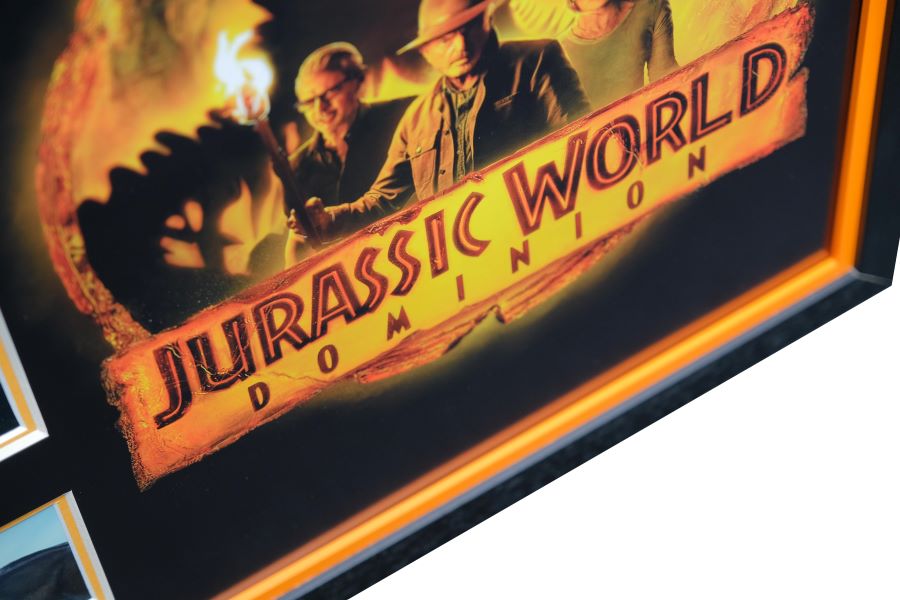 Chris Pratt Jurassic Park Signed Framed Display