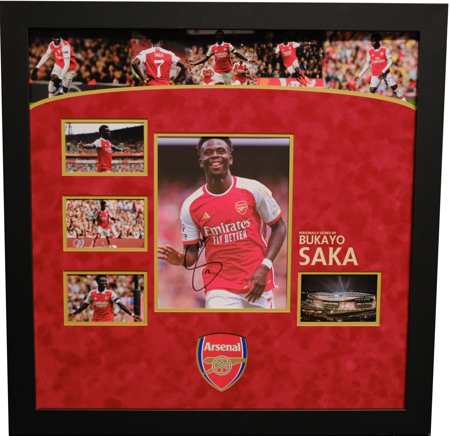 Bukayo Saka Signed Photograph