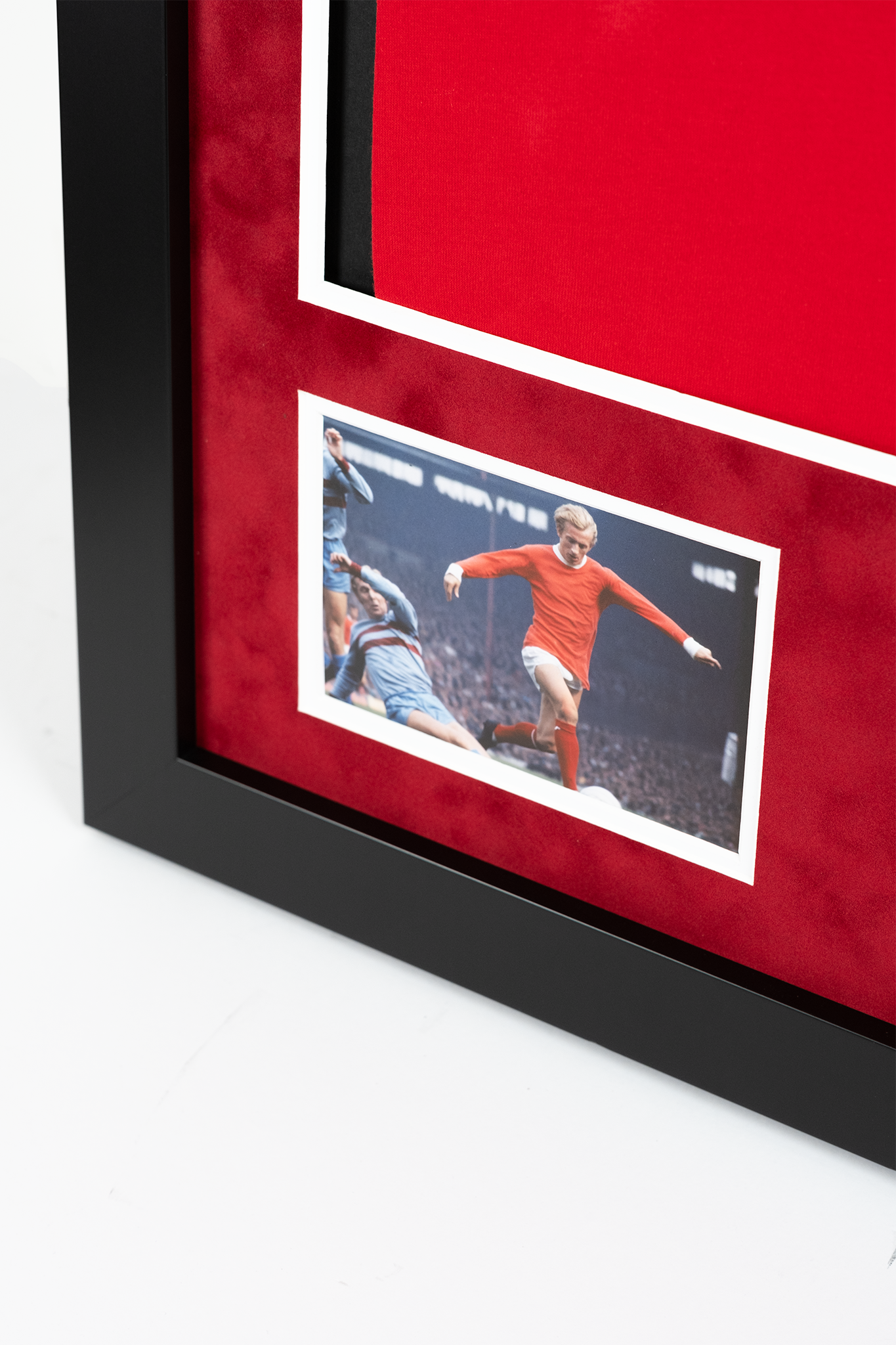 Denis Law Signed Shirt Framed Display