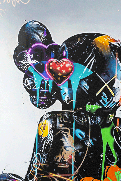 Kaws Black by Onelife183