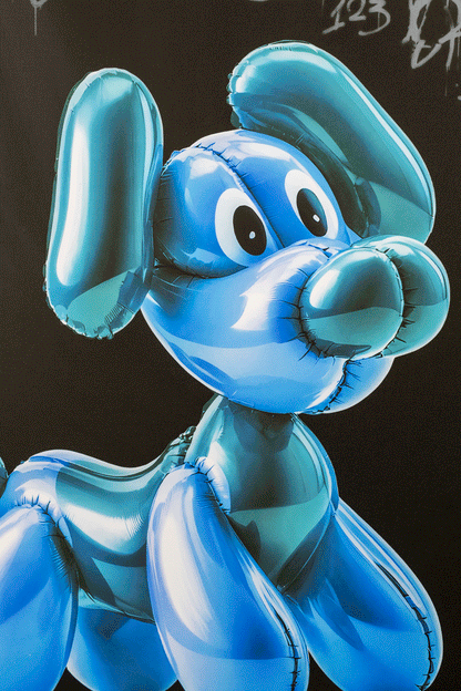 Blue blow dog by Onelife183