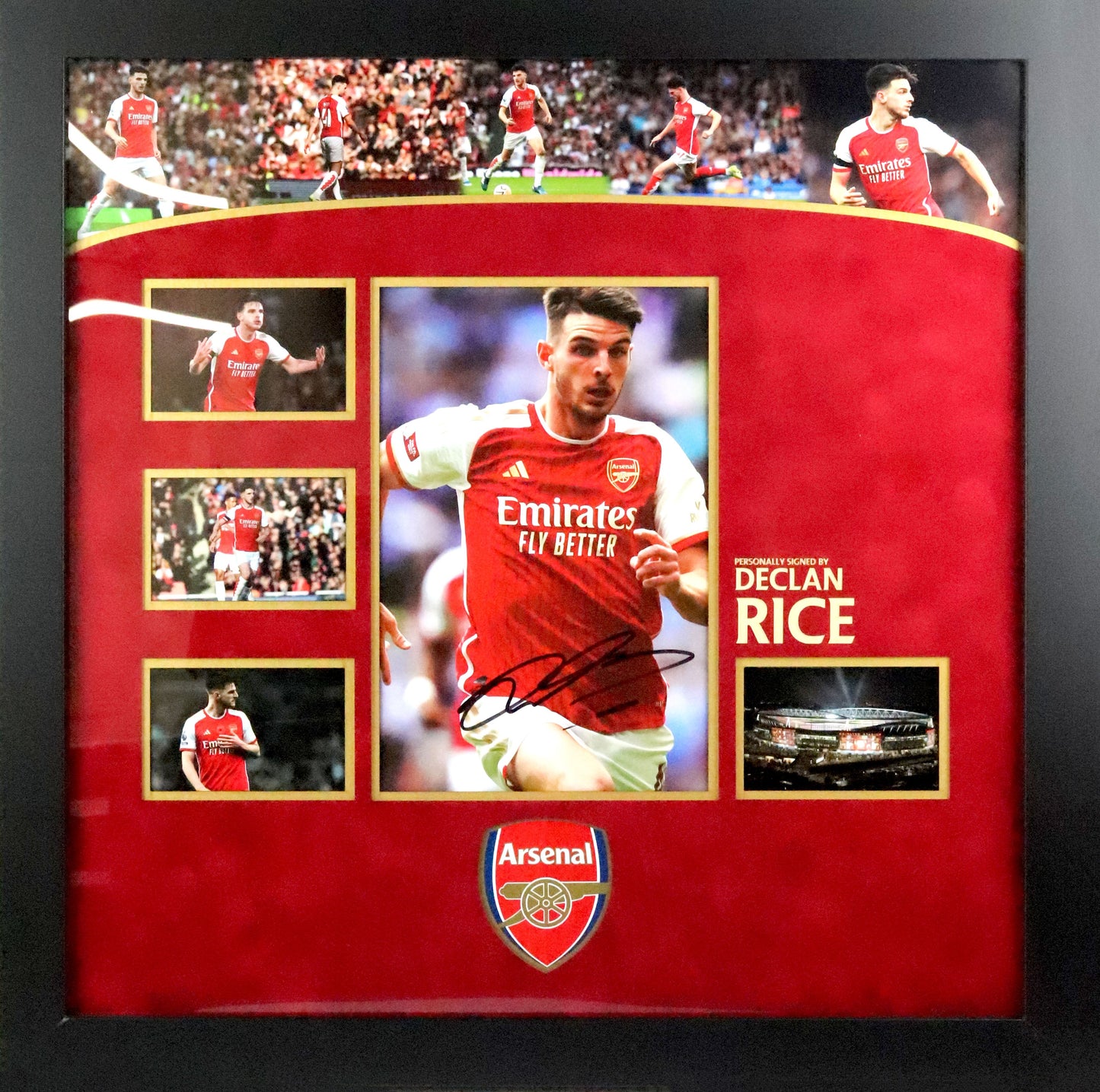 Declan Rice Signed Photo Framed Display
