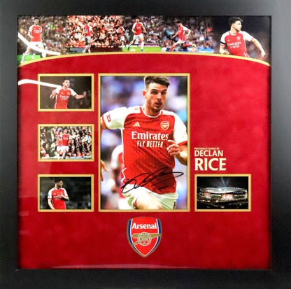 Declan Rice Signed Photo Framed Display